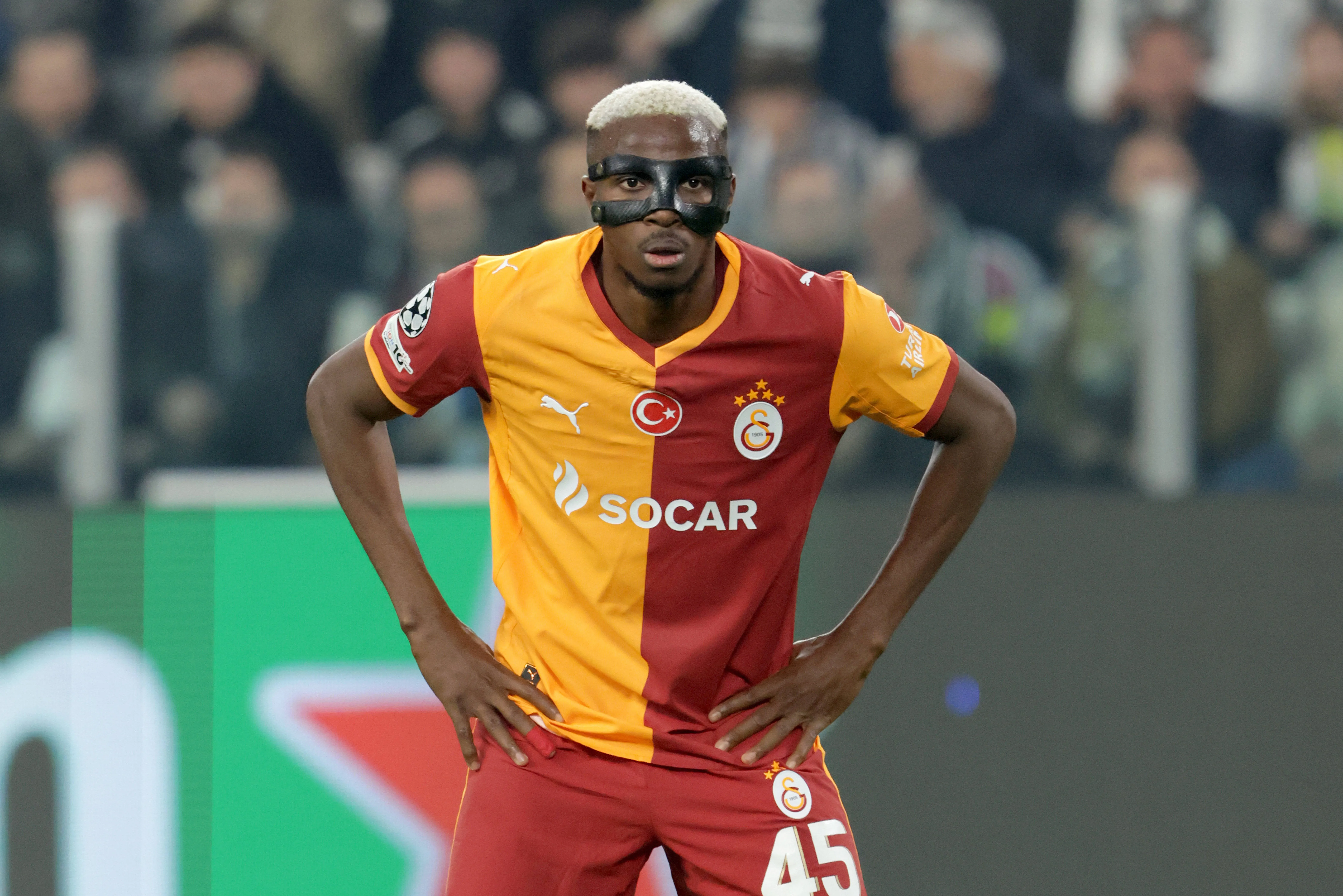 Victor Osimhen in action for Galatasaray