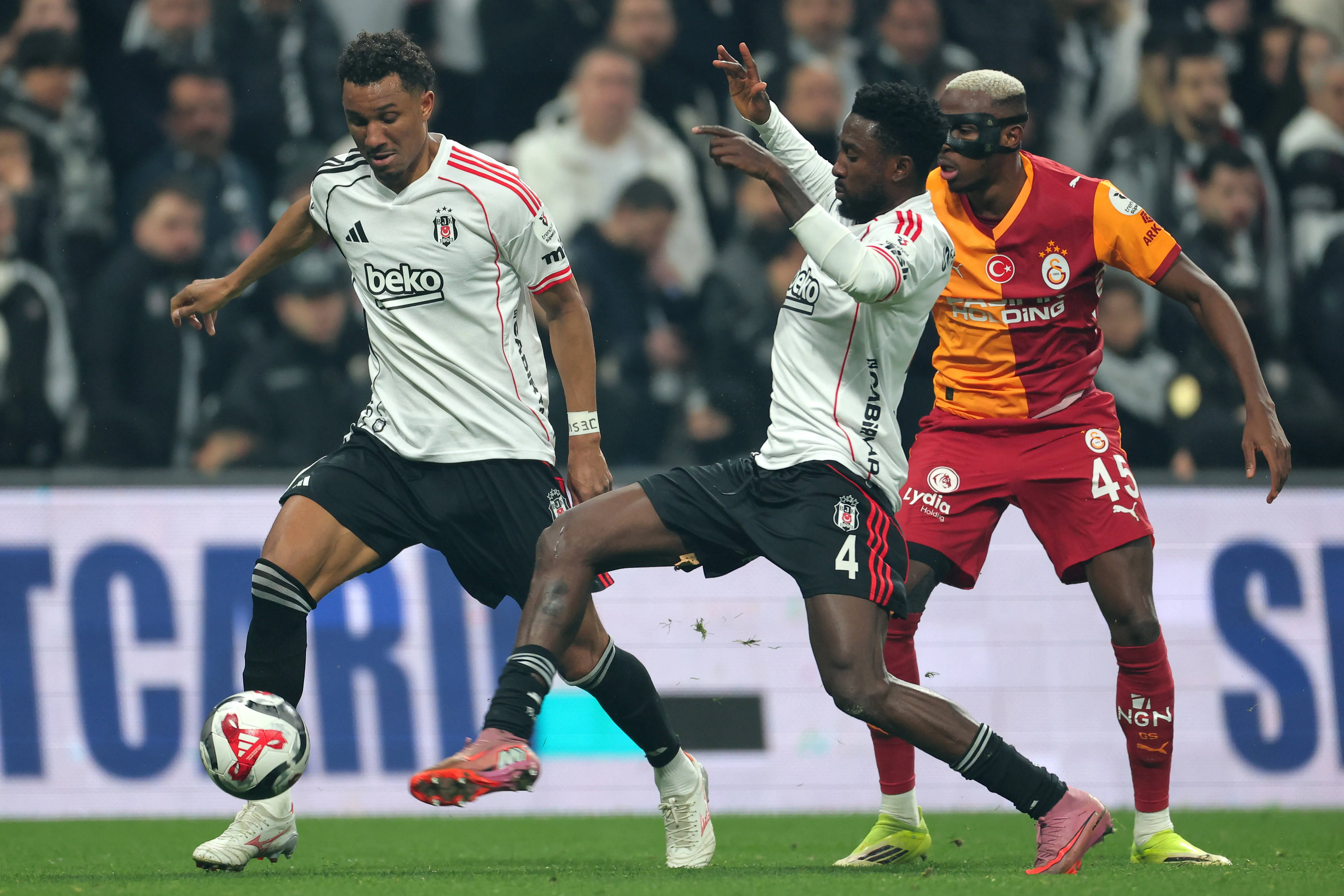 Nigeria and Besiktas star Wilfred Ndidi and Victor Osimhen
