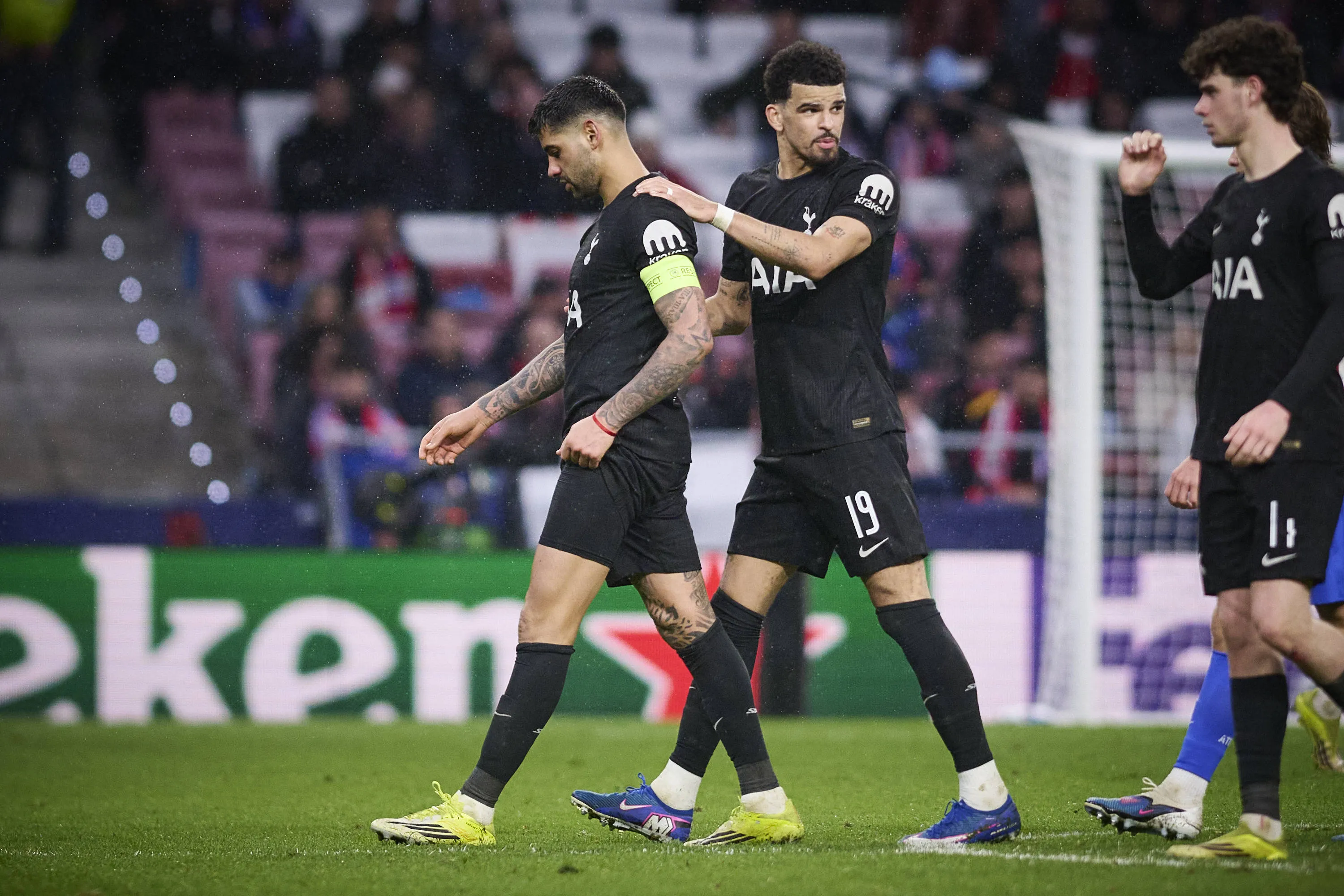 Tottenham Hotspur's Cristian Cuti Romero, Dominic Solanke