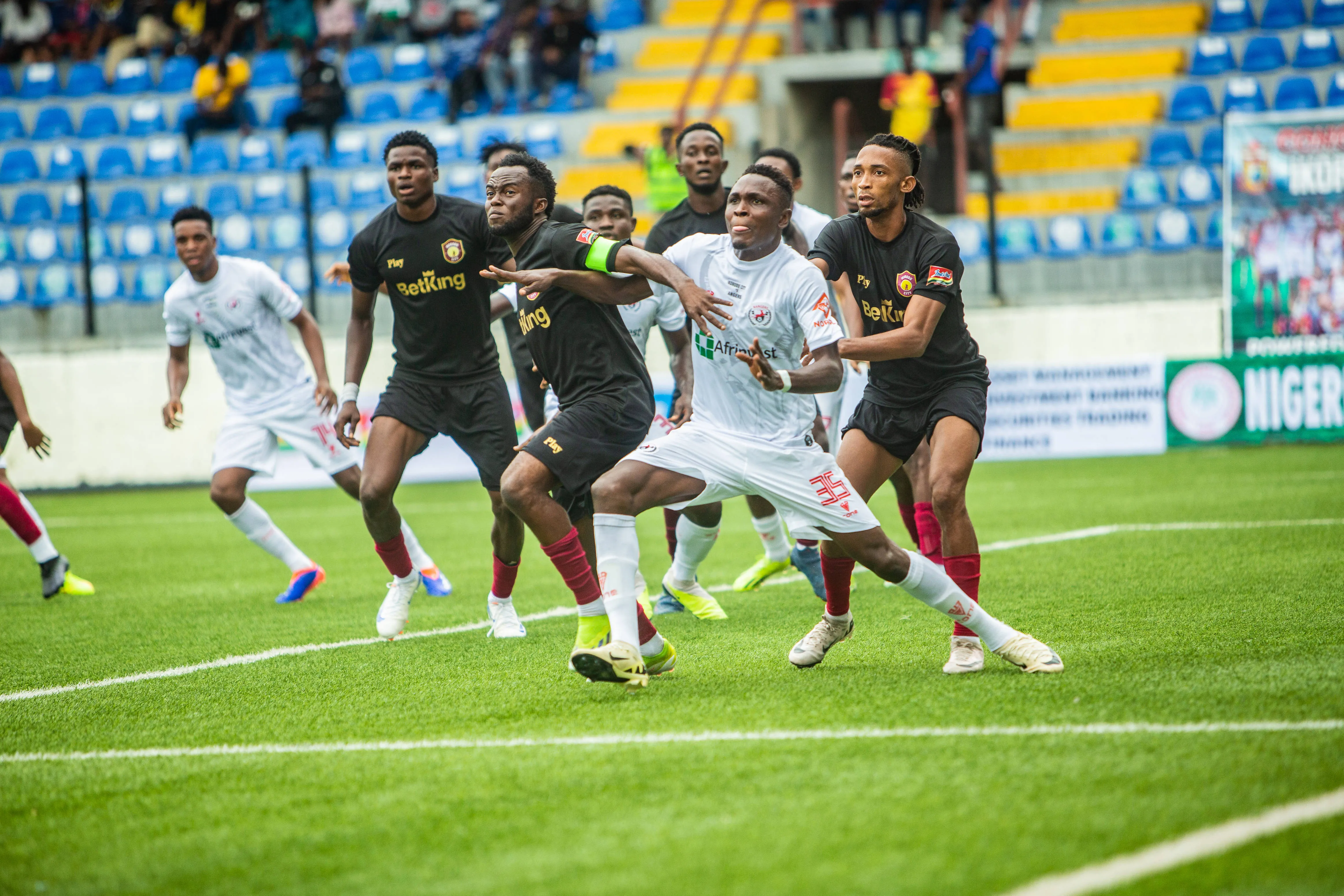 Ikorodu City vs Rangers Int l FC at the Mobolaji Arena Stadium, Onikan, Lagos