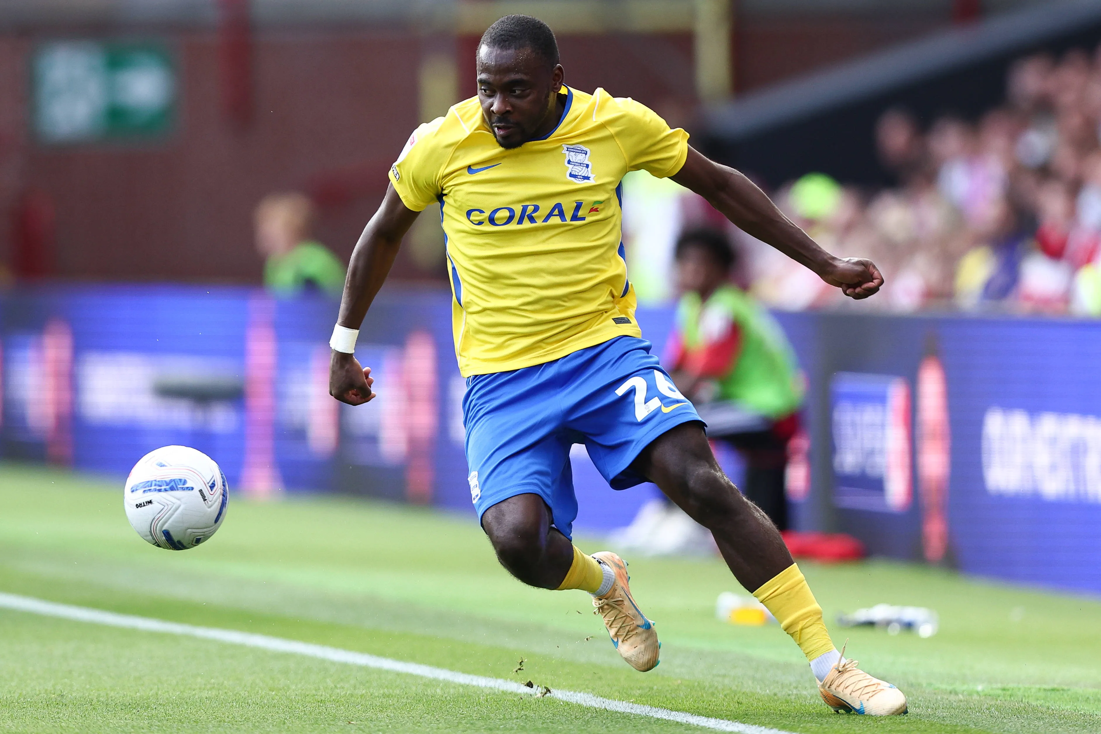 Bright Osayi-Samuel of Birmingham City against Sheffield United