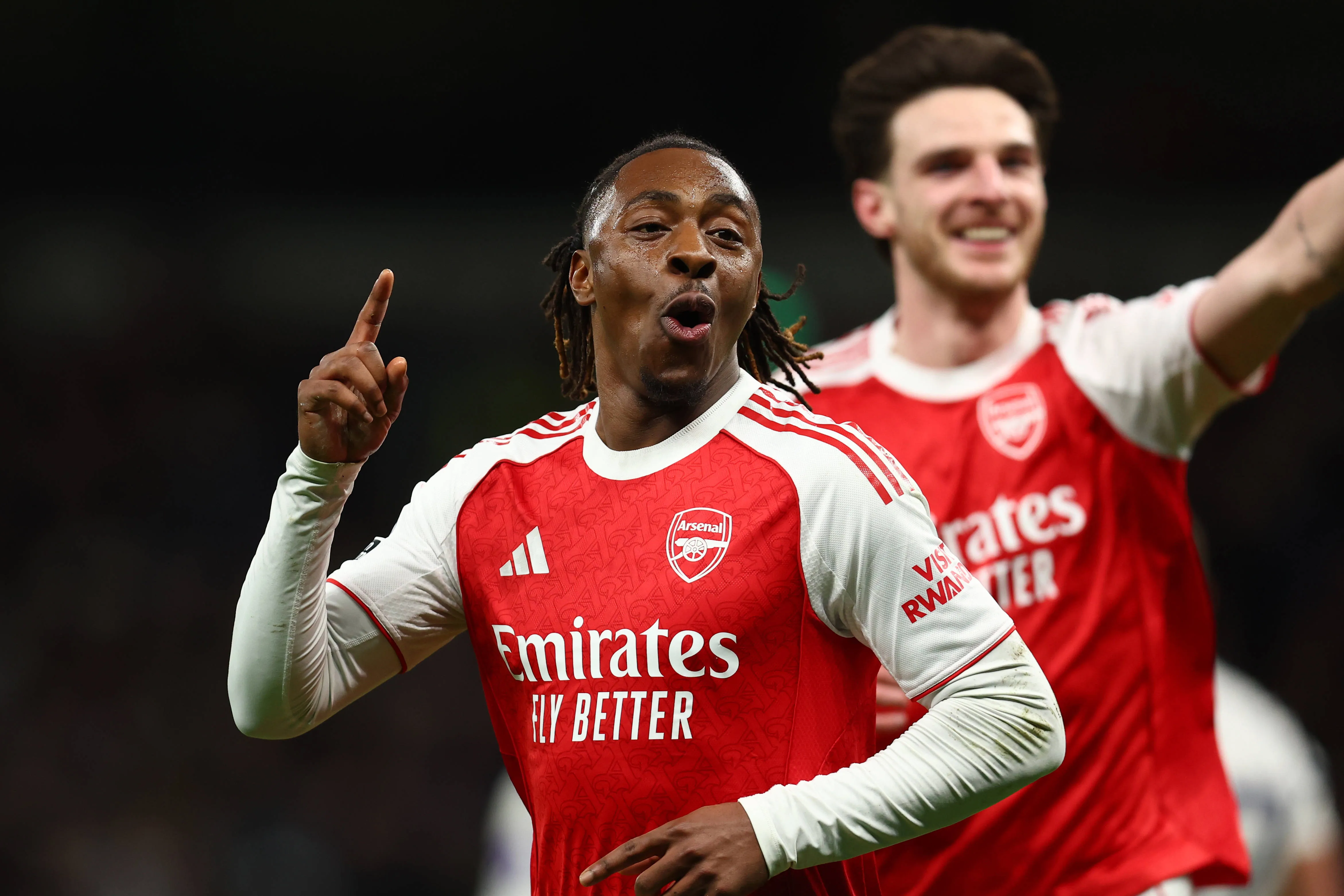 FA Cup: Adeboyejo shares laugh with Arsenal match-winner Eze as Mansfield crash