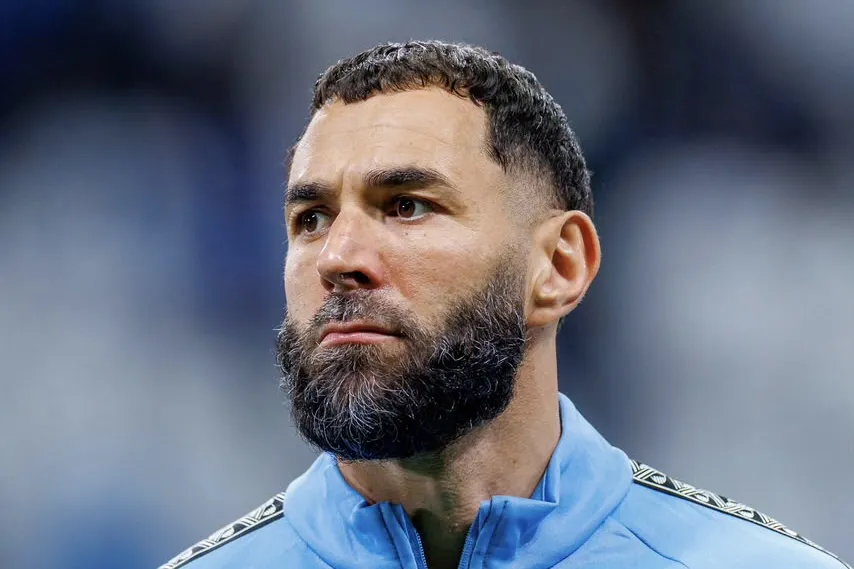 Karim Benzema in action