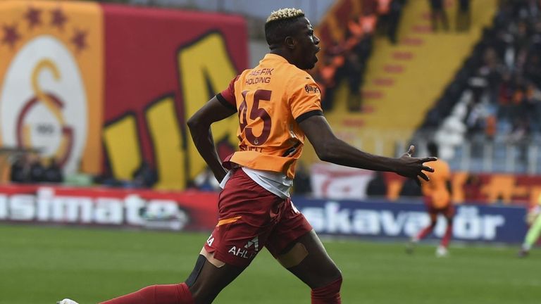 Victor Osimhen’s milestone strike crowns Galatasaray’s perfect season