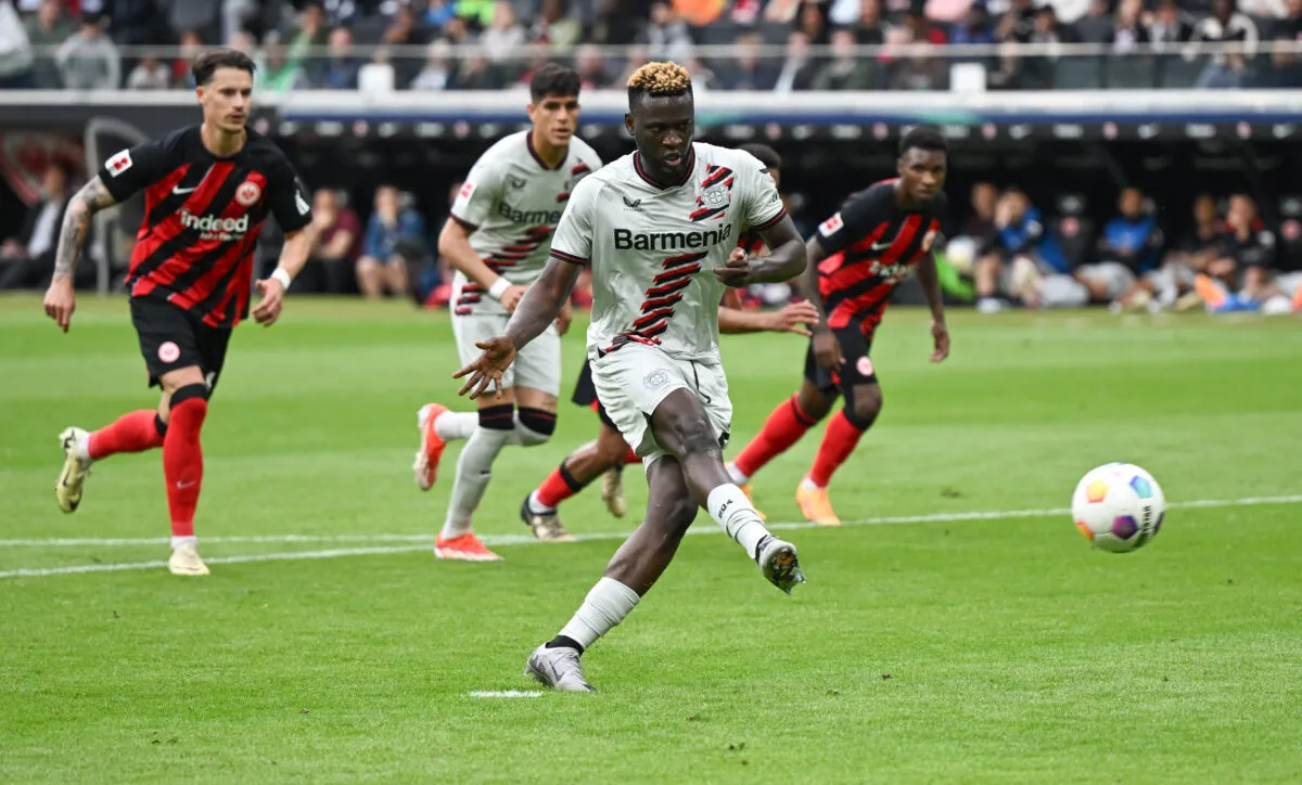 Boniface on the scoresheet as Leverkusen equal 59-year record
