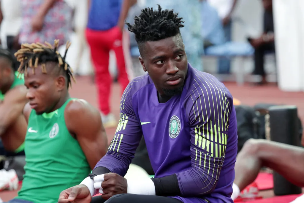 Super Eagles goalkeeper Adebayo Adeleye