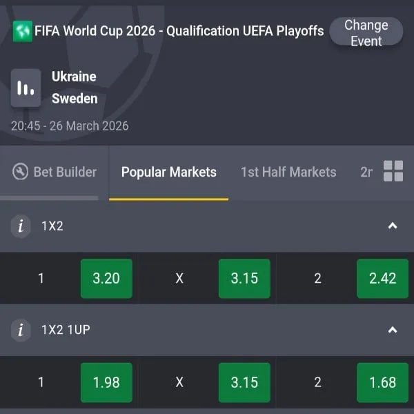 Bet of the day: 26/03/2026