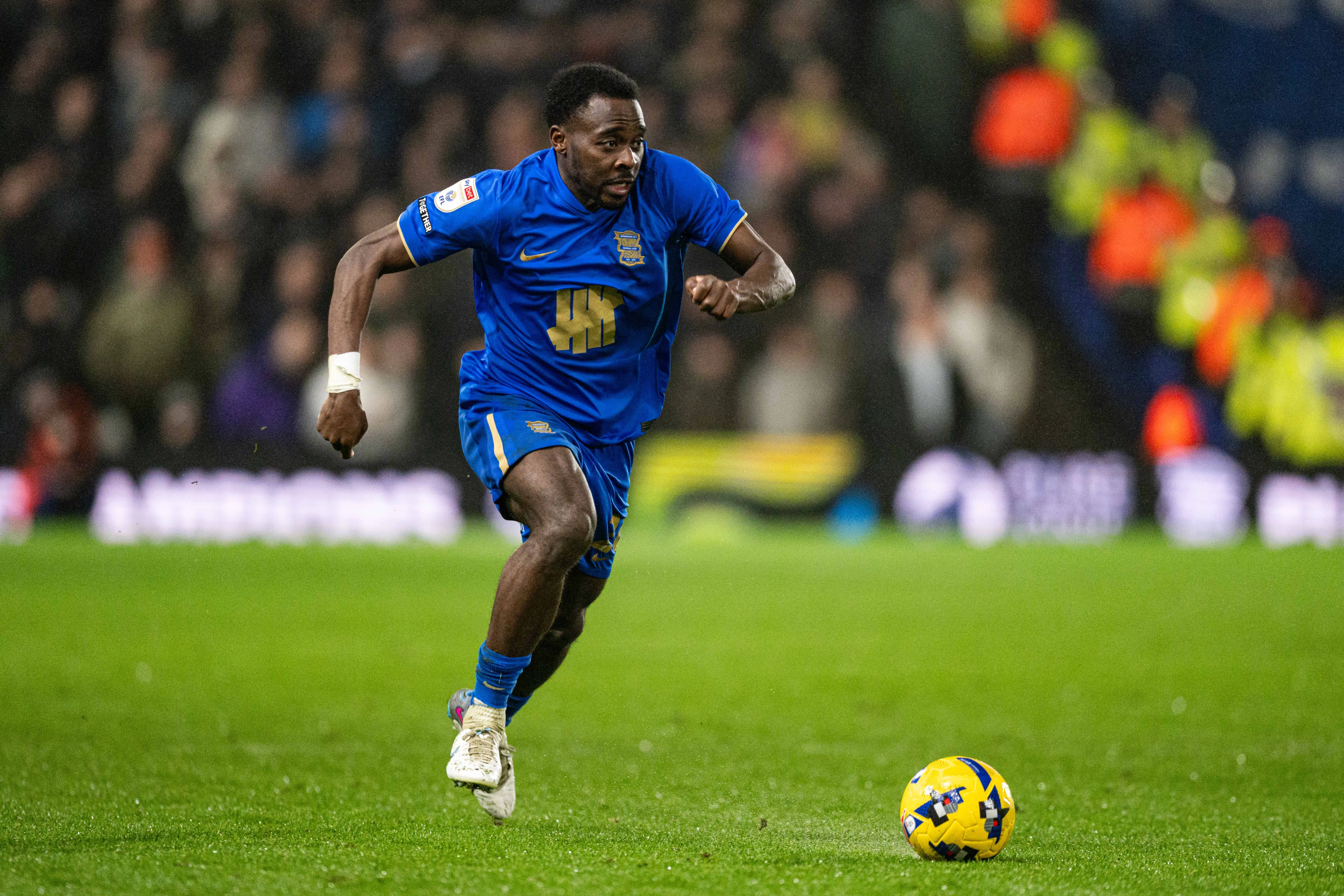 Bright Osayi-Samuel in action for Birmingham City