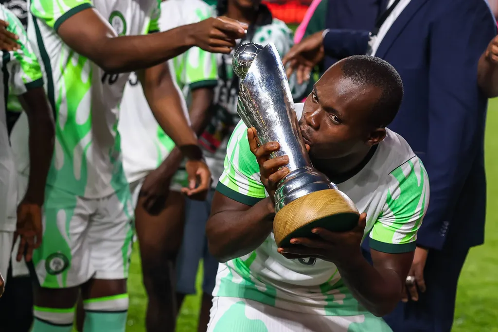 New Super Eagles star proud of Unity Cup win, says “We’re the best in Africa.”