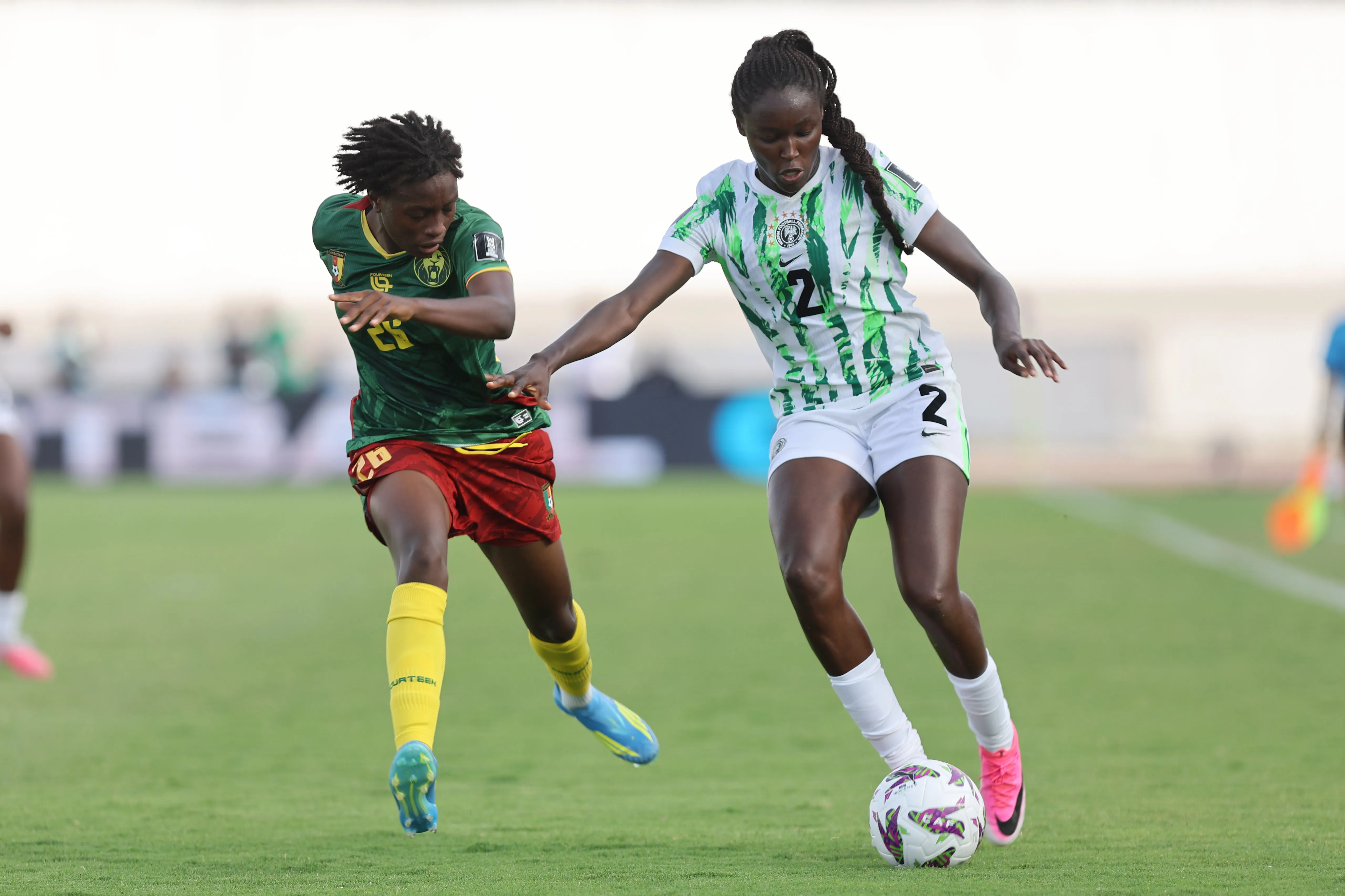 Nigeria's Super Falcons star Rinsola Babajide vs Cameroon 
