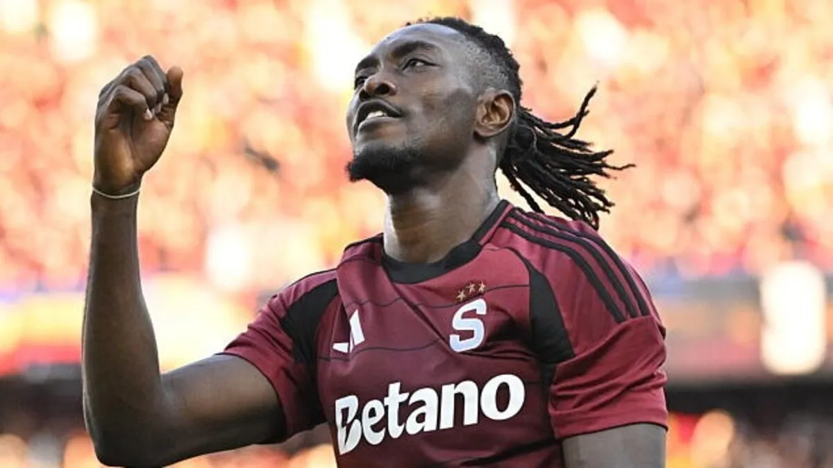 Olatunji scores again, but Sparta Prague leaves fans frustrated in 4-goal thriller