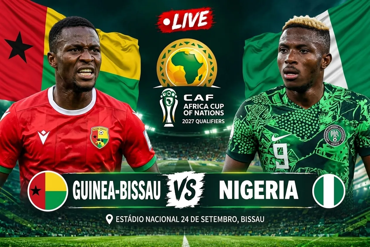 Guinea-Bissau vs Nigeria's Super Eagles 