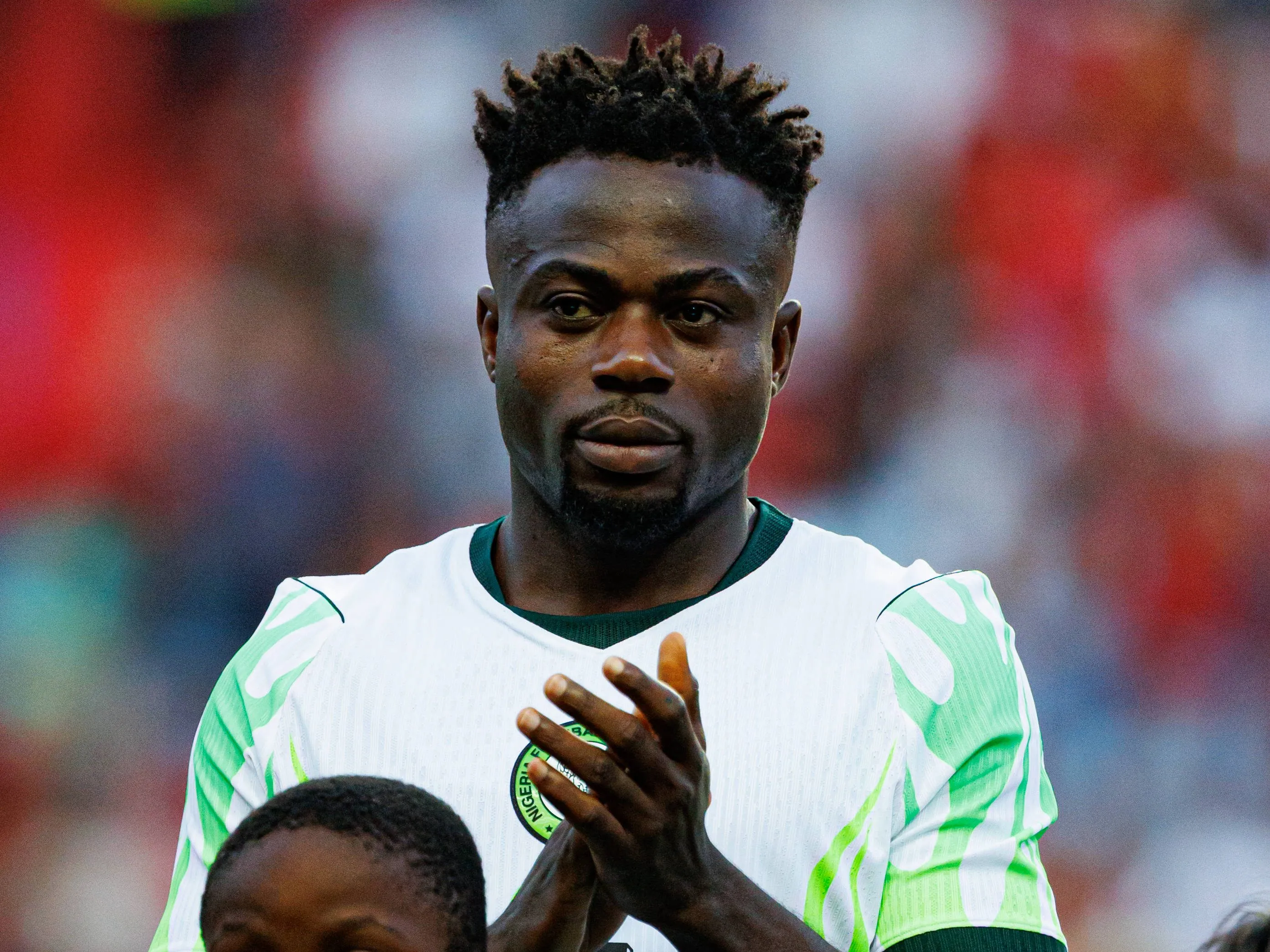 Super Eagles centurion Moses Simon. 