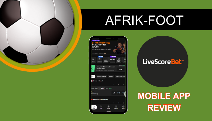 LiveScore Bet app download process in Nigeria: Install on Android and iOS