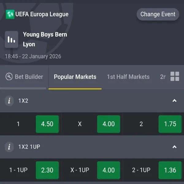 Bet of the day: 22/01/2026
