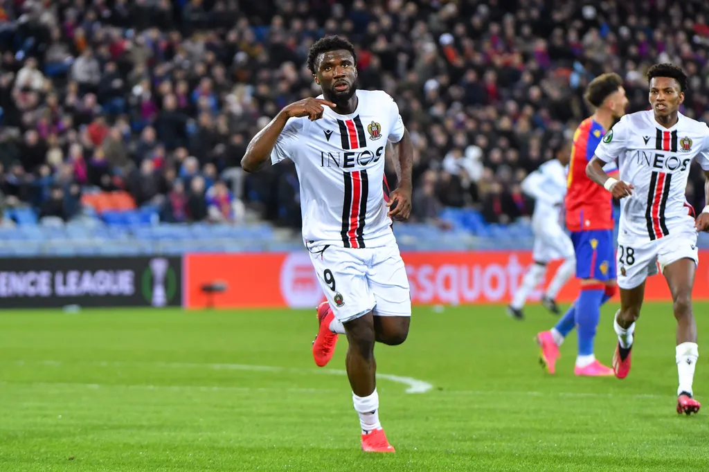 Super Eagles striker Terem Moffi scores for Nice