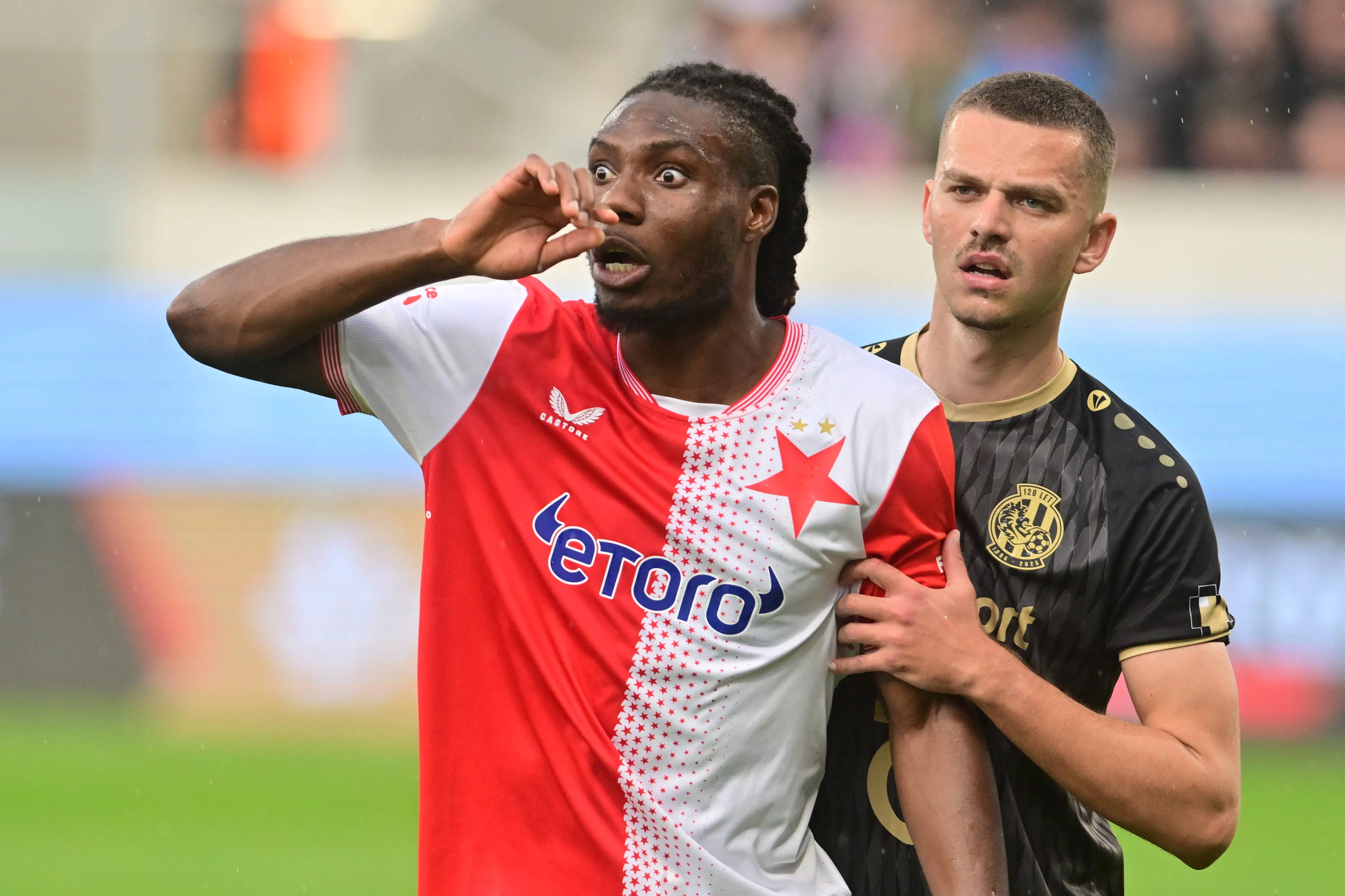 Super Eagles and Slavia Prague defender Igoh Ogbu 