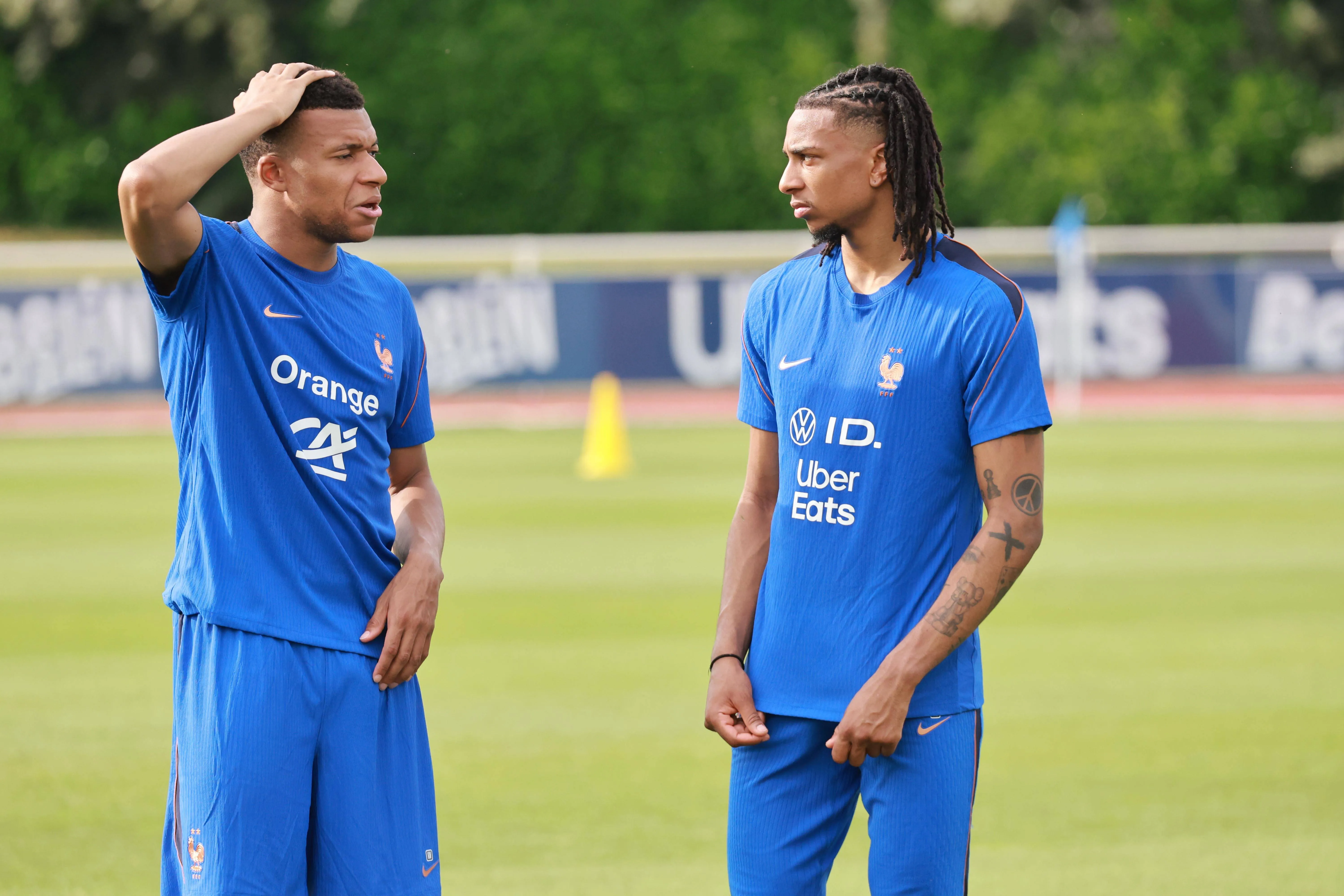 France stars Kylian Mbappe and Michael Olise