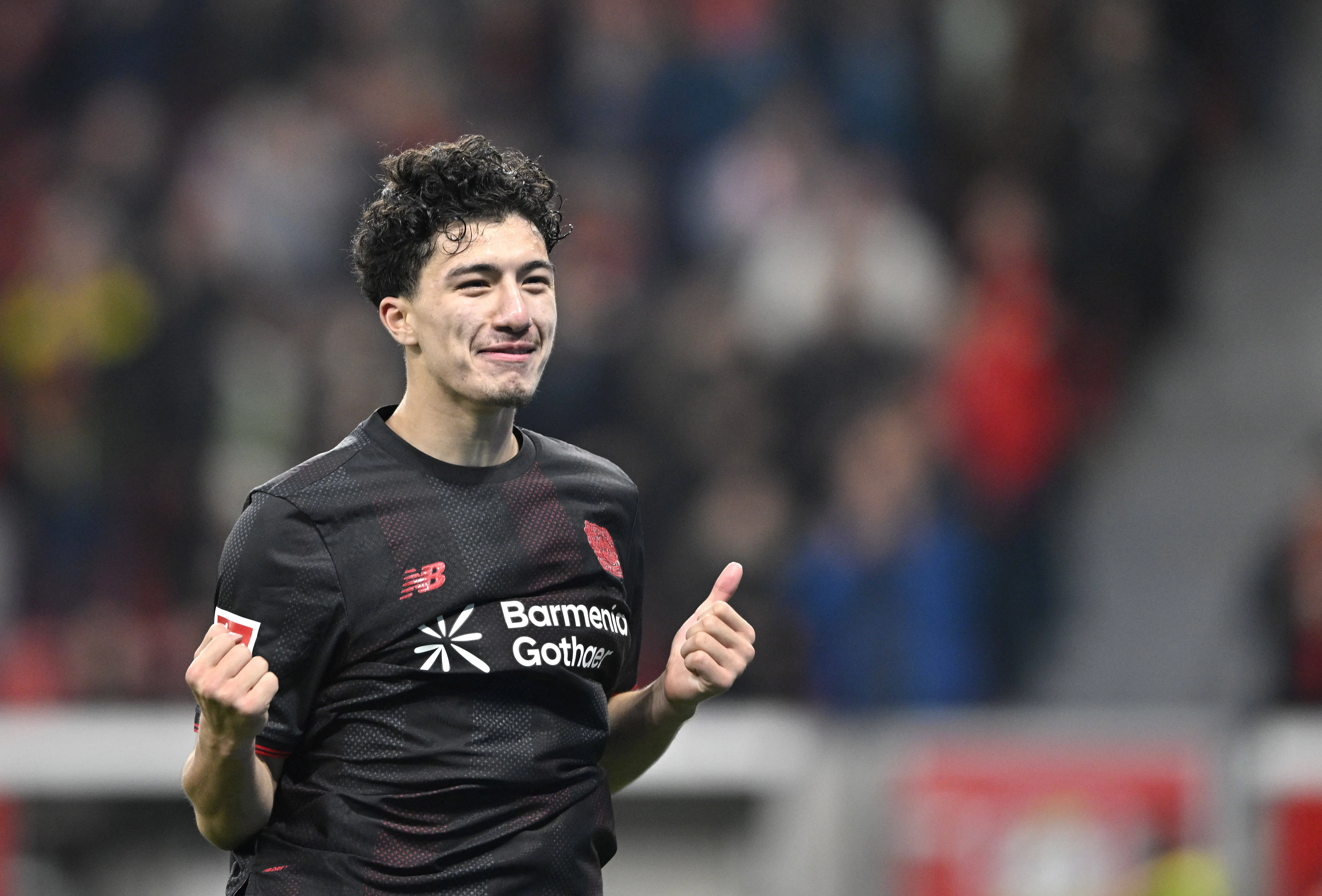 Jubel Ibrahim Maza Bayer Leverkusen