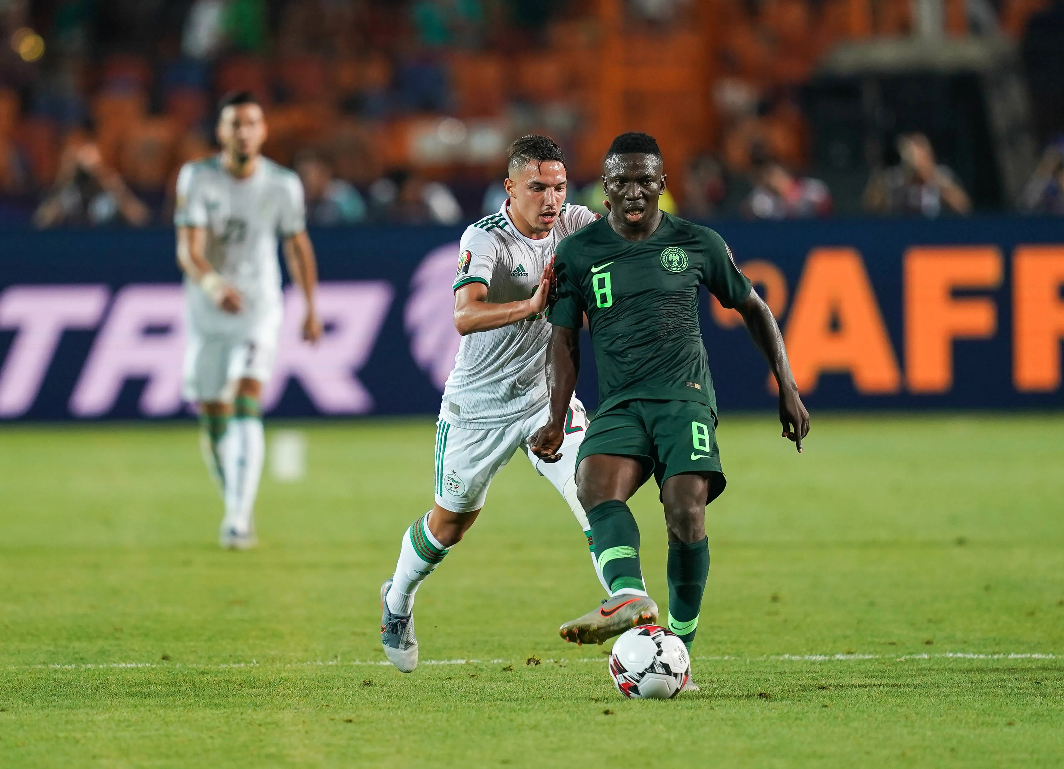 Super Eagles midfielder Peter Oghenekaro Etebo 