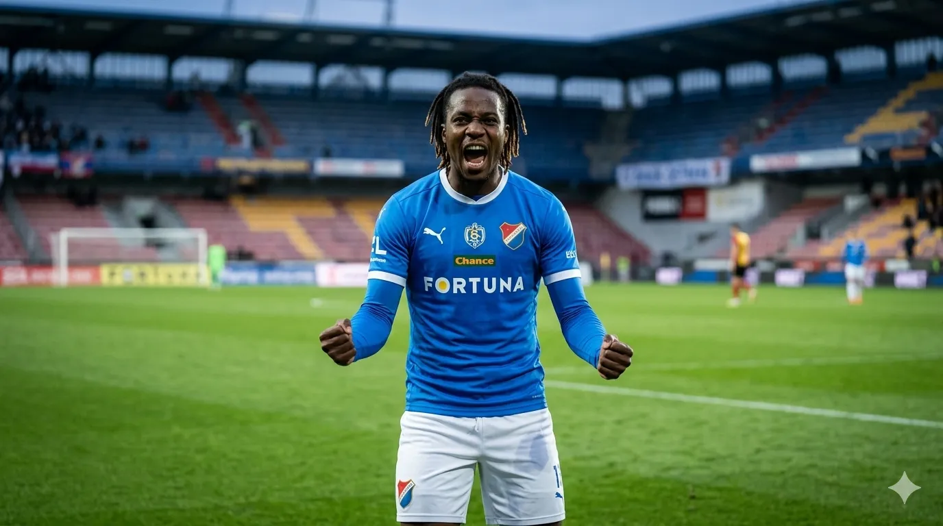 Nigeria and Banik Ostrava star Abdullahi Bewene