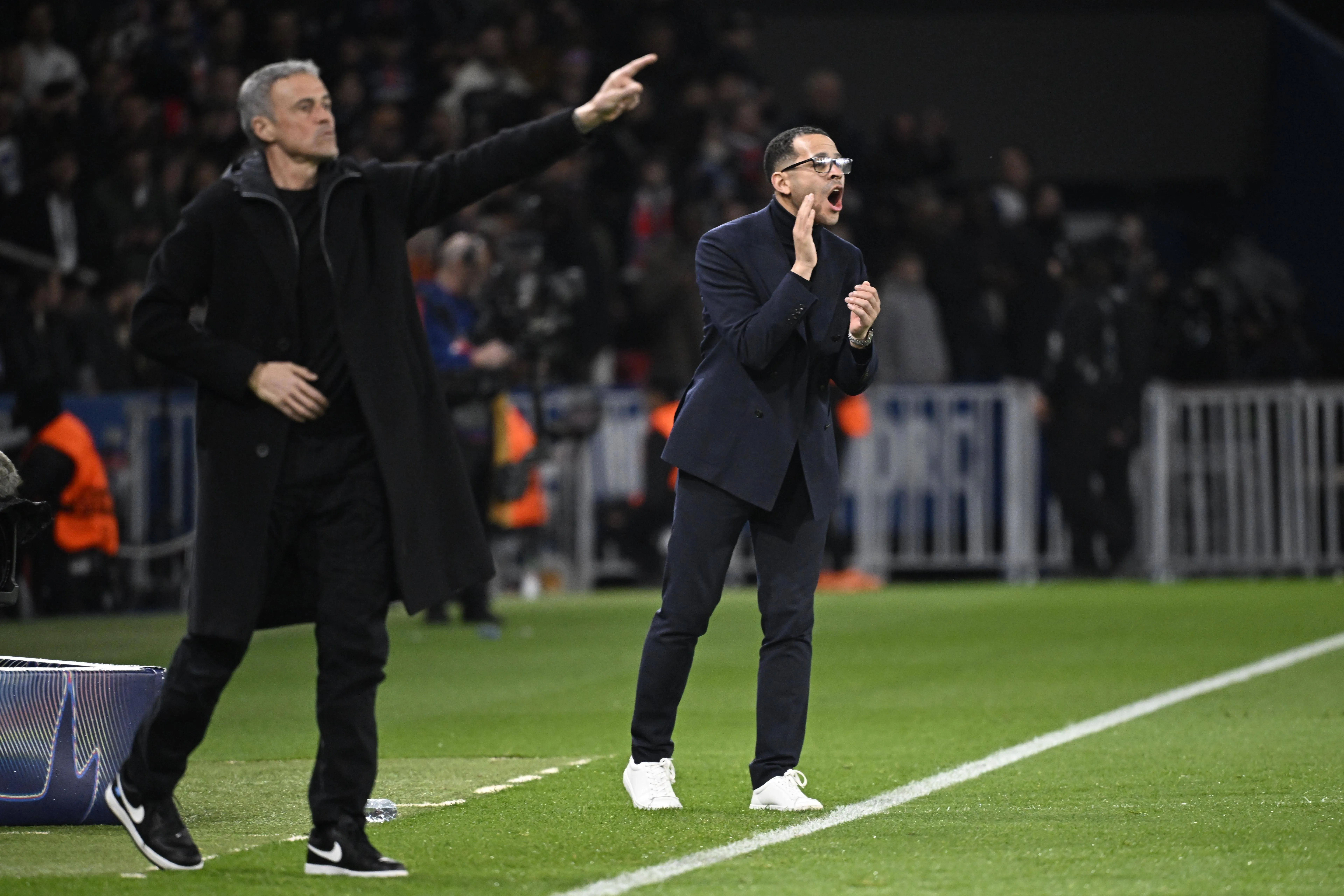 Liam Rosenior and Luis Enrique