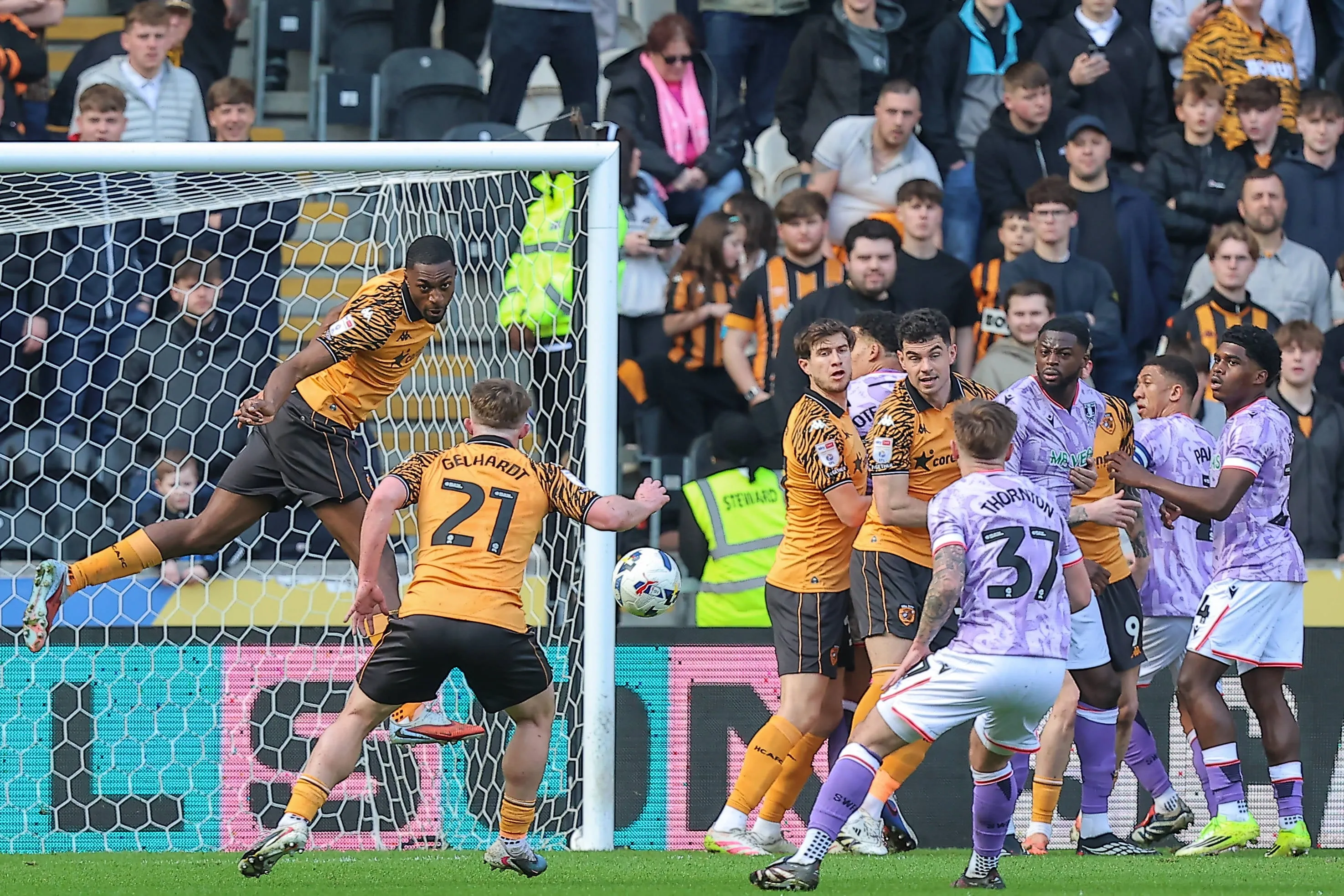Semi Ajayi with Hull City 