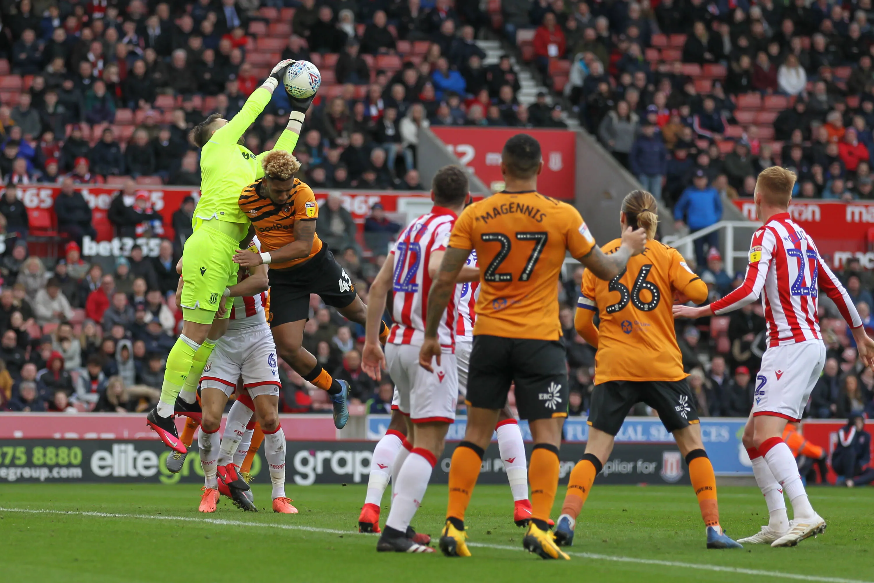 Hull City in action.