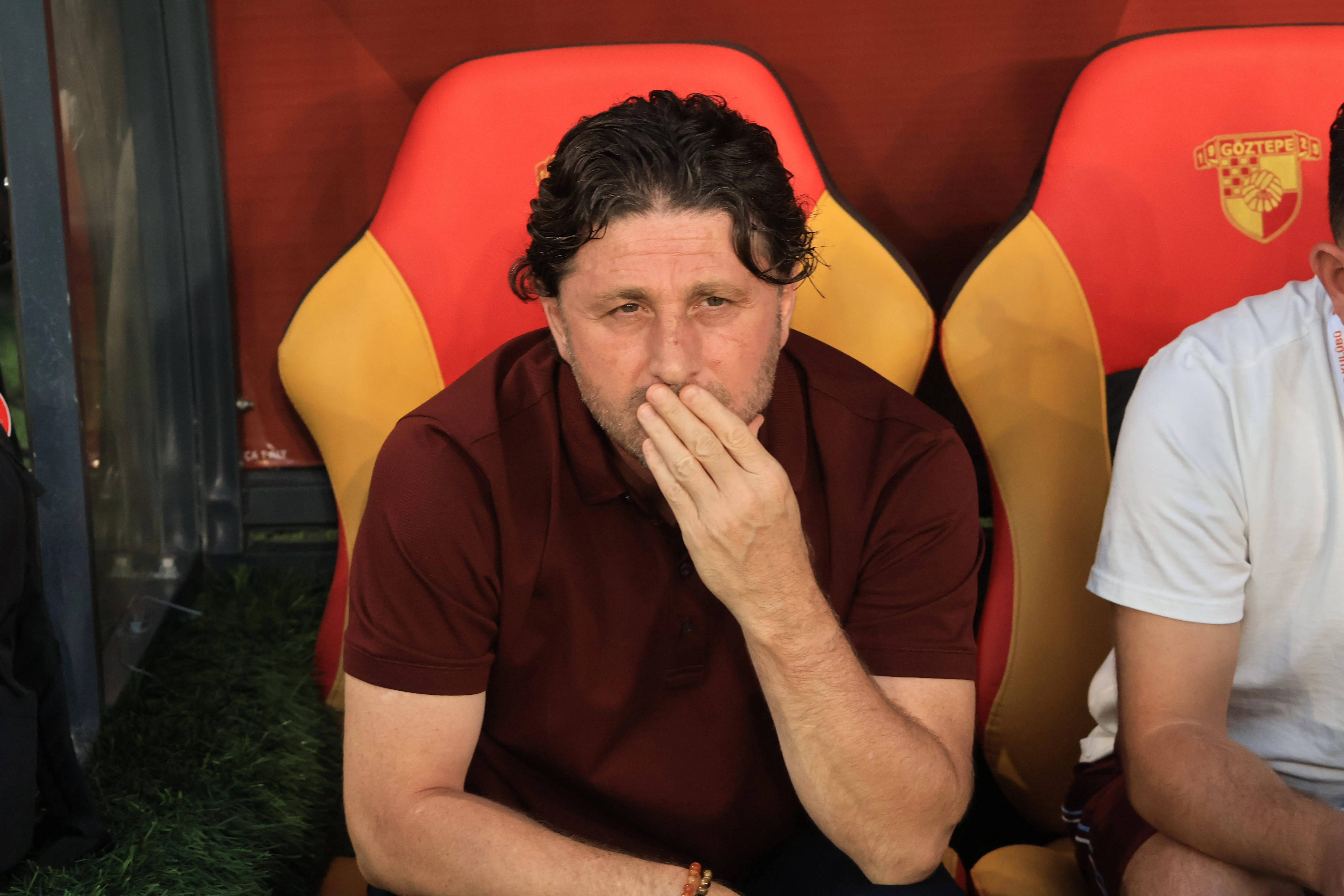 Coach Fatih Tekke of Trabzonspor.