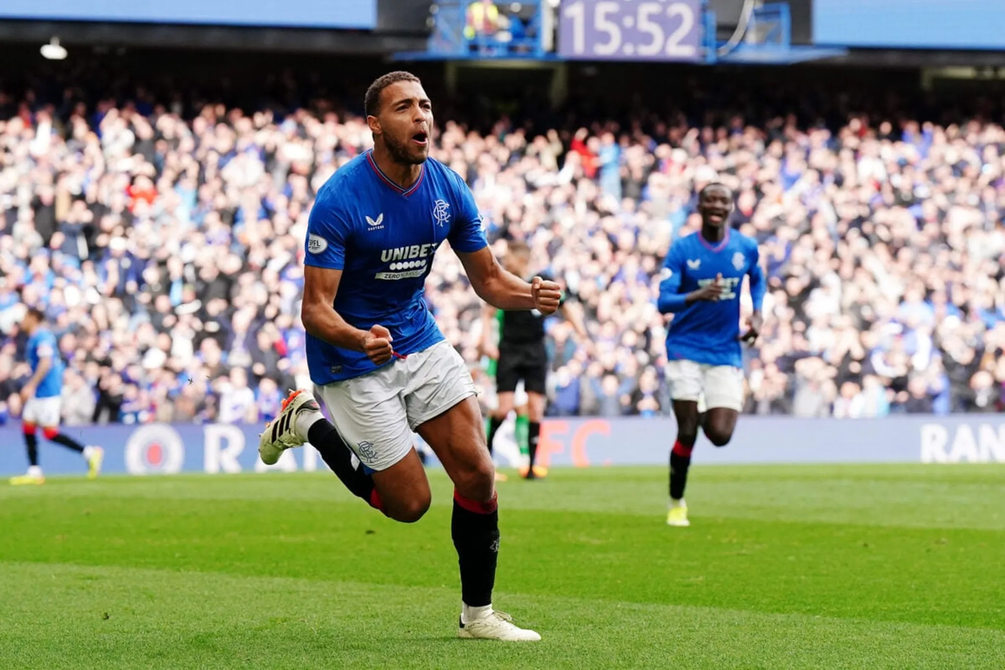 Cyriel Dessers on target as Rangers overtake Celtic in Premiership race