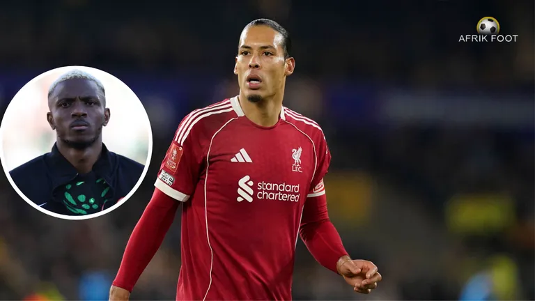 &ldquo;Does well for Nigeria&rdquo; &ndash; What Van Dijk said about Victor Osimhen after Liverpool&rsquo;s loss at Galatasaray