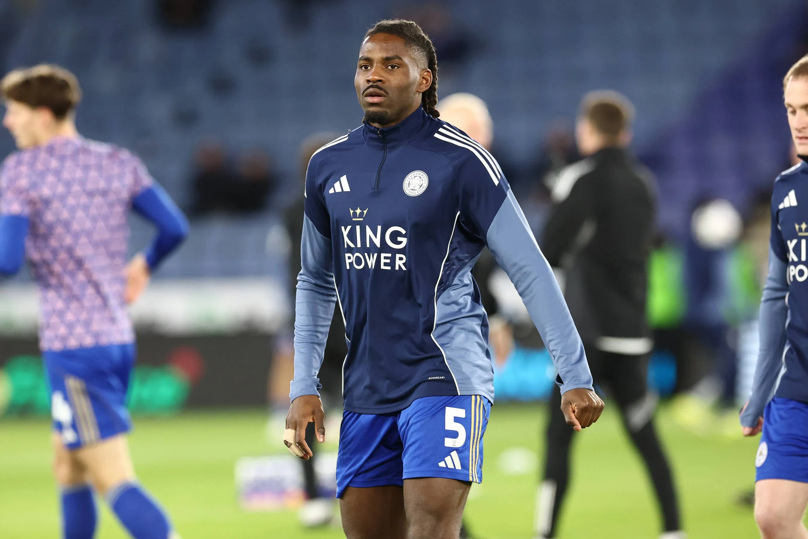 Leicester City defender Caleb Okoli