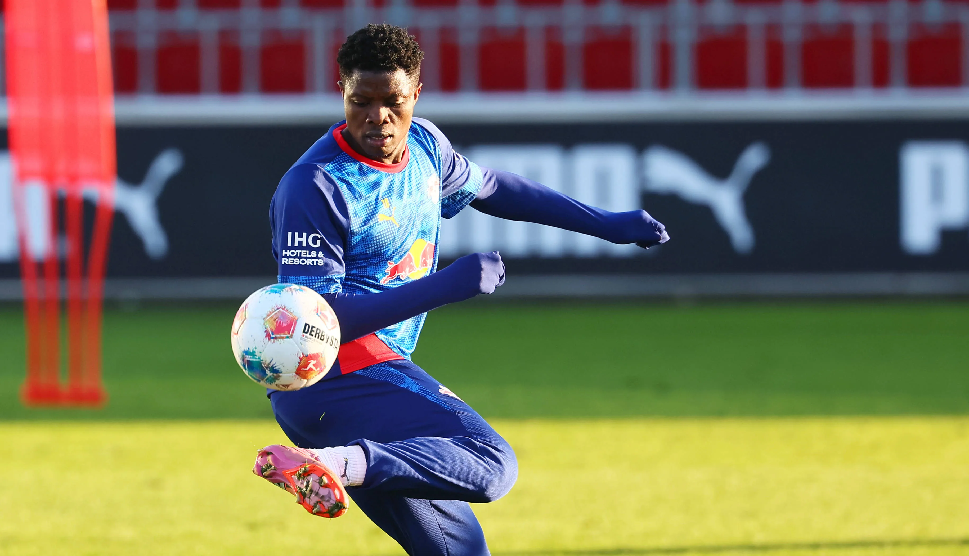 Leipzig's Suleman Sani. 