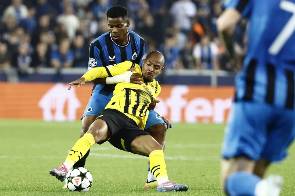 Club Brugge v Borussia Dortmund &ndash; UEFA Champions League BRUGGE, BELGIUM &ndash; SEPTEMBER 18 : Onyedika Raphael midfielder of