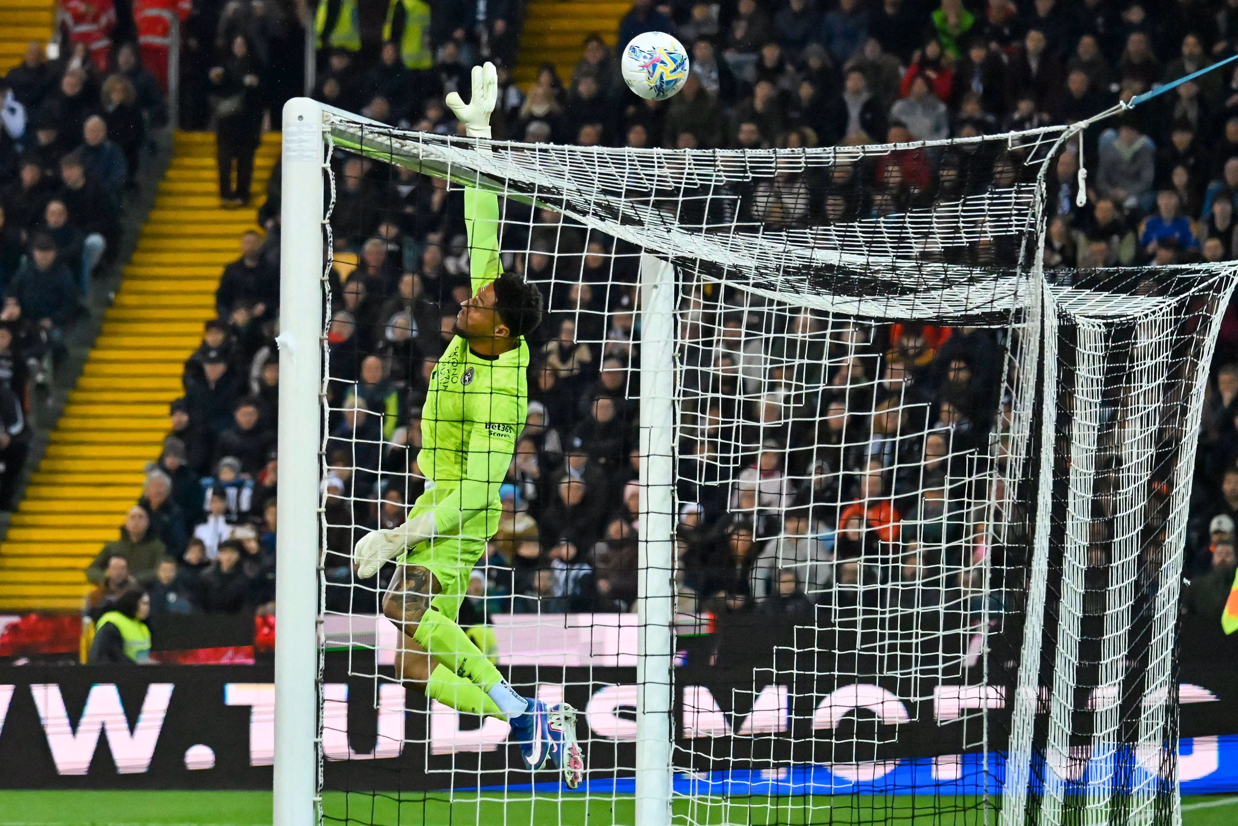 Maduka Okoye saves the ball during Udinese Calcio vs Juventus FC, Italian soccer Serie A match