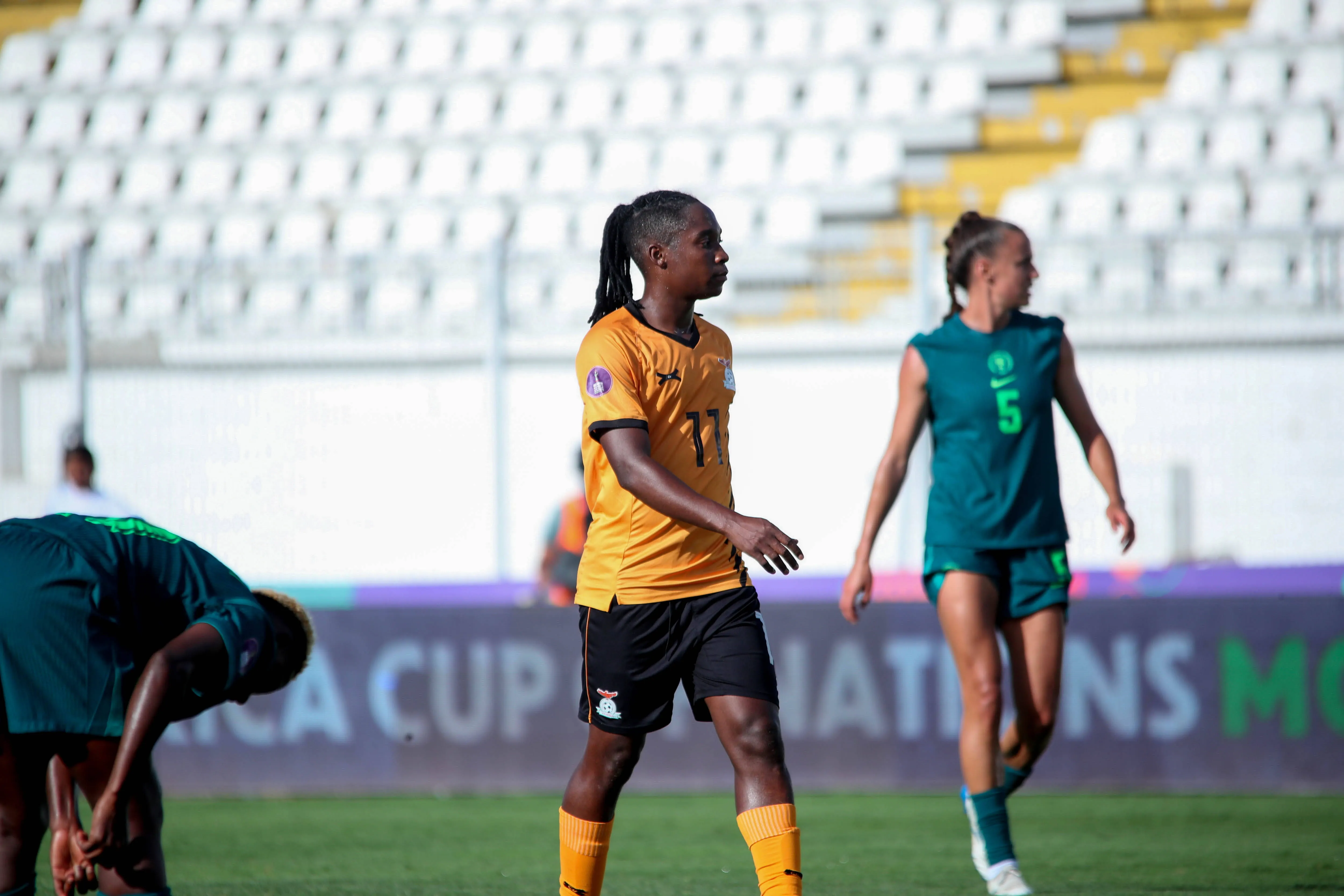Barbara Banda of Zambia during the 2025 Women s Africa Cup of Nations WAFCON quarter Finals match between Nigeria Super Falcons and Zambia at Stade Larbi Zaouli on July 18, 2025 in Casablanca, Morocco.