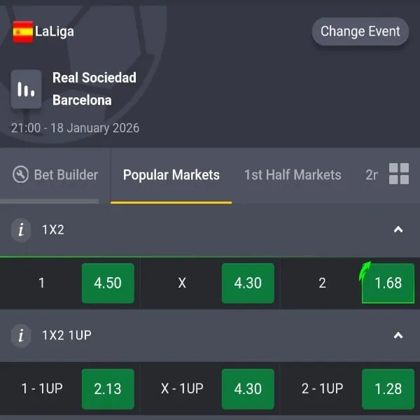 Bet of the day: 18/01/2026