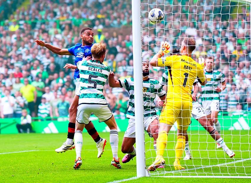 Cyriel Dessers scores Old Firm derby 