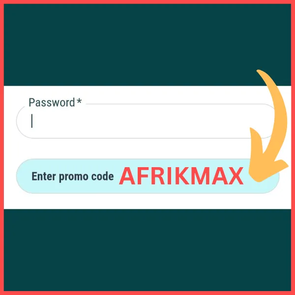 22bet promo code AFRIKMAX in the promo code field on the registration form
