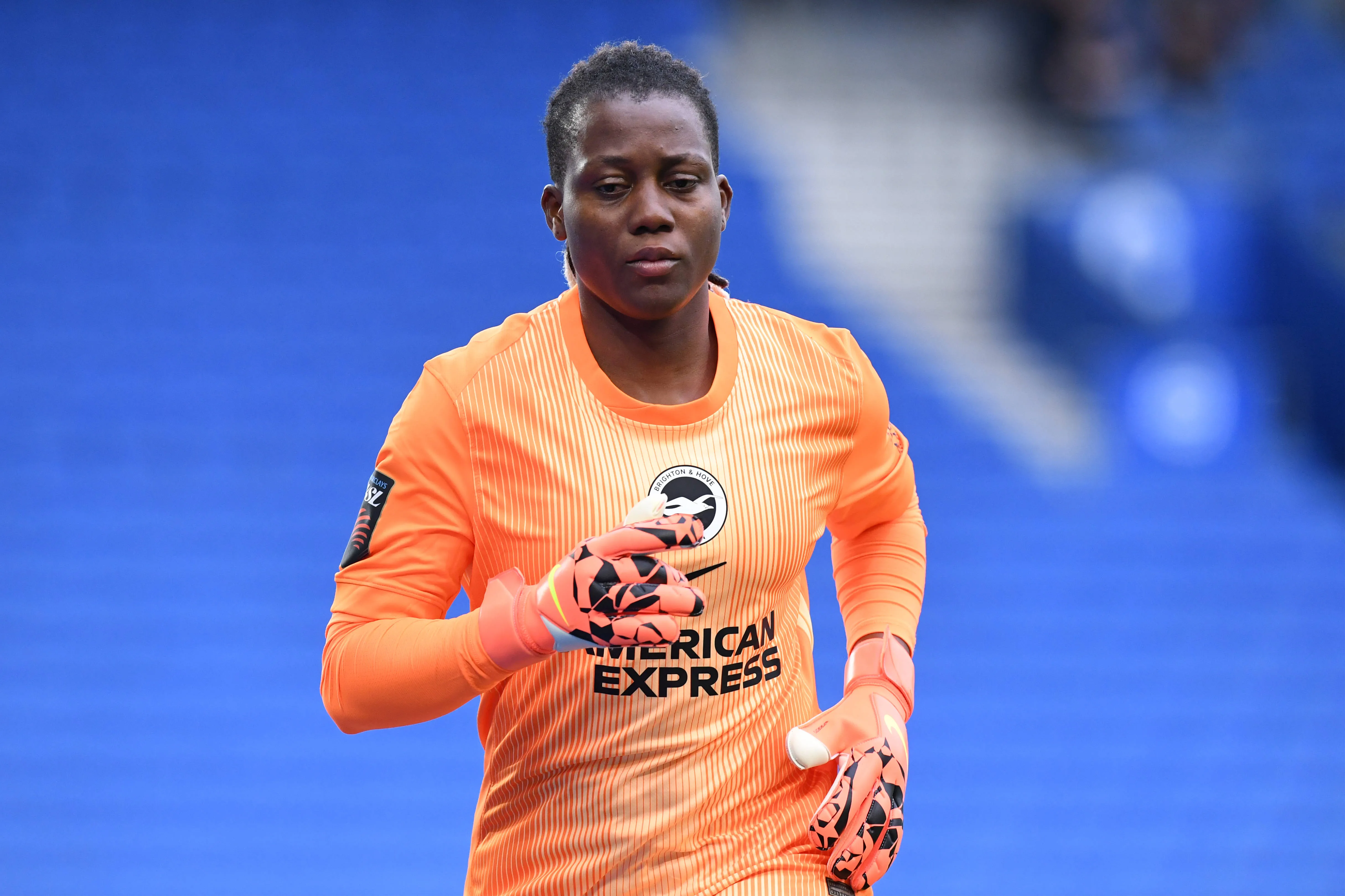 Nigeria and Brighton goalkeeper Chiamaka Nnadozie 