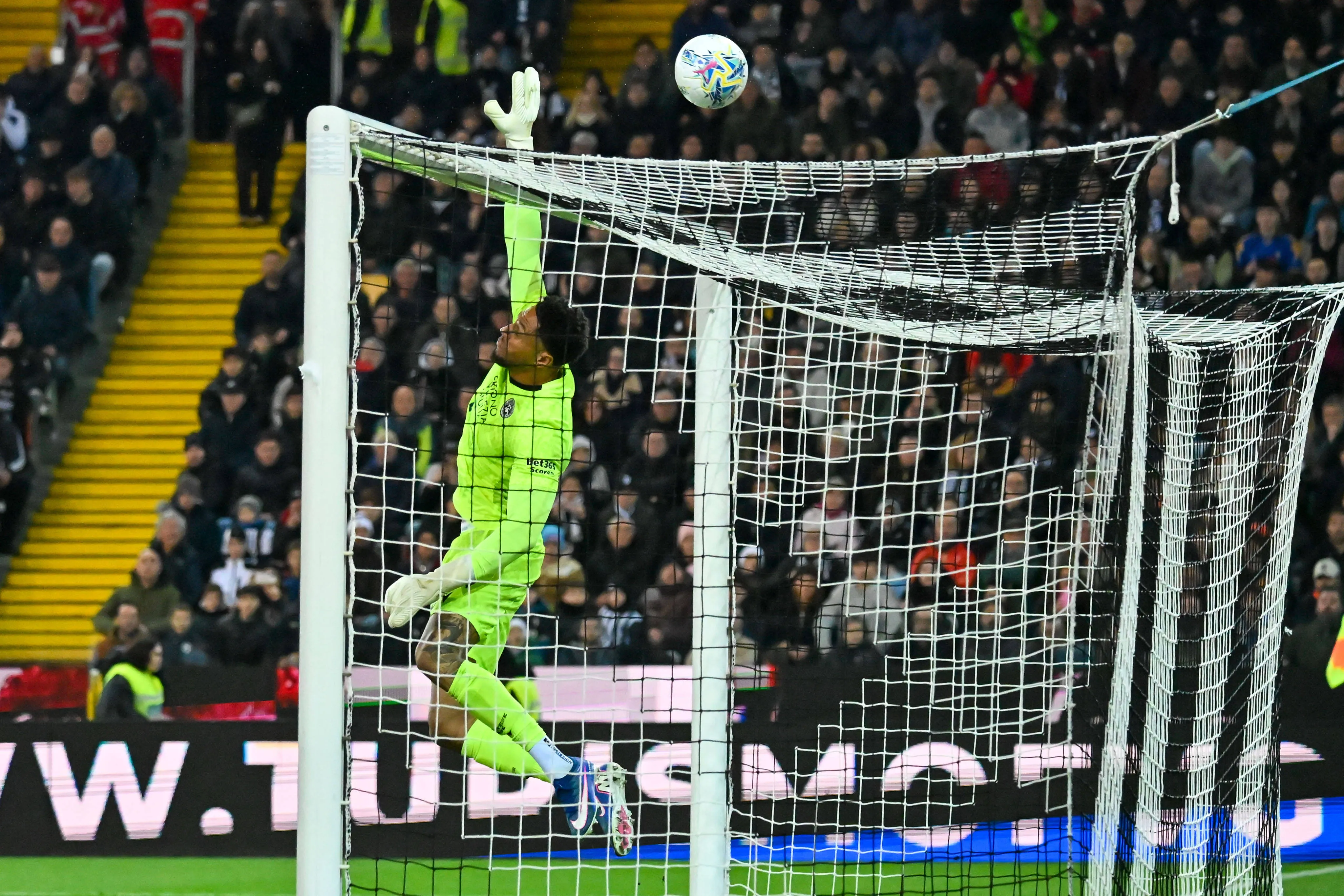 Maduka Okoye saves the ball during Udinese Calcio vs Juventus FC, Italian soccer Serie A match 