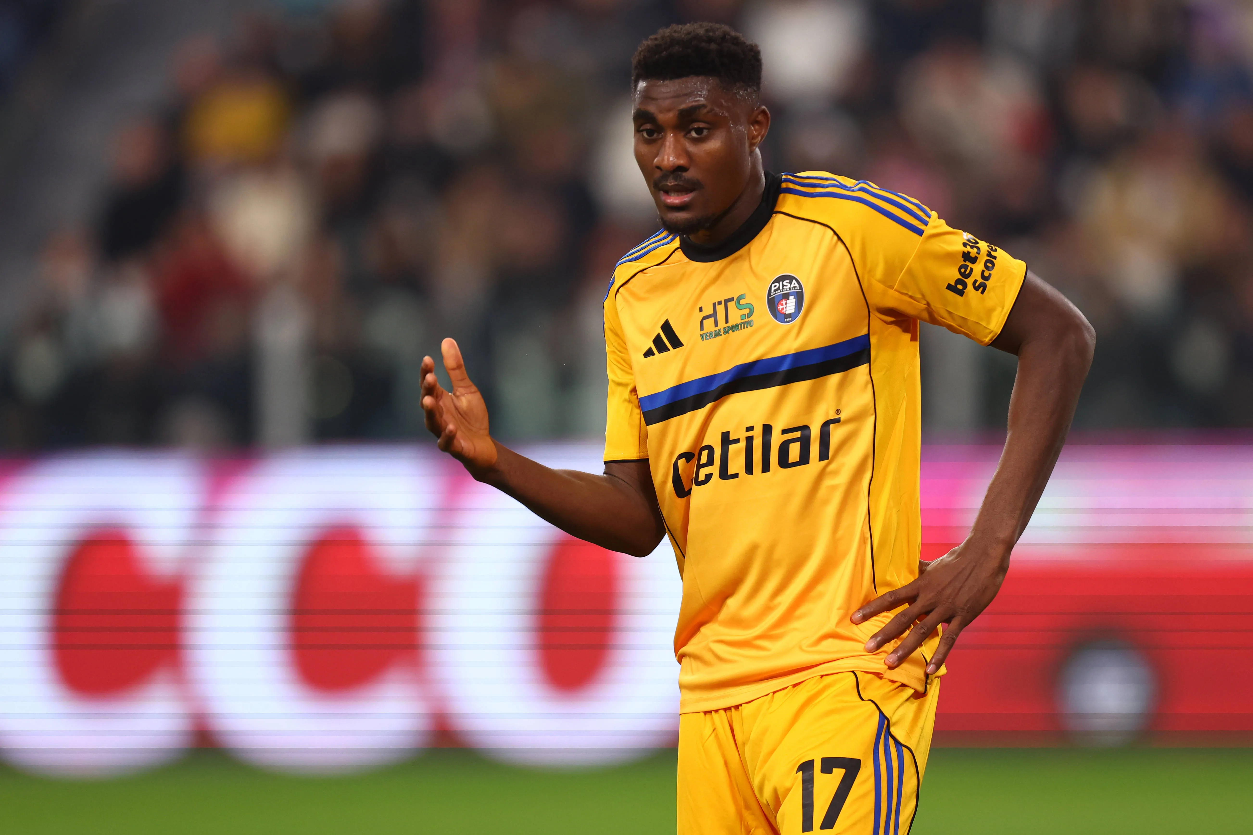 Nigeria and Pisa star Rafiu Durosinmi 