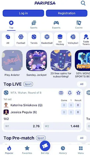 Paripesa Africa Cup of Nations bookmaker.