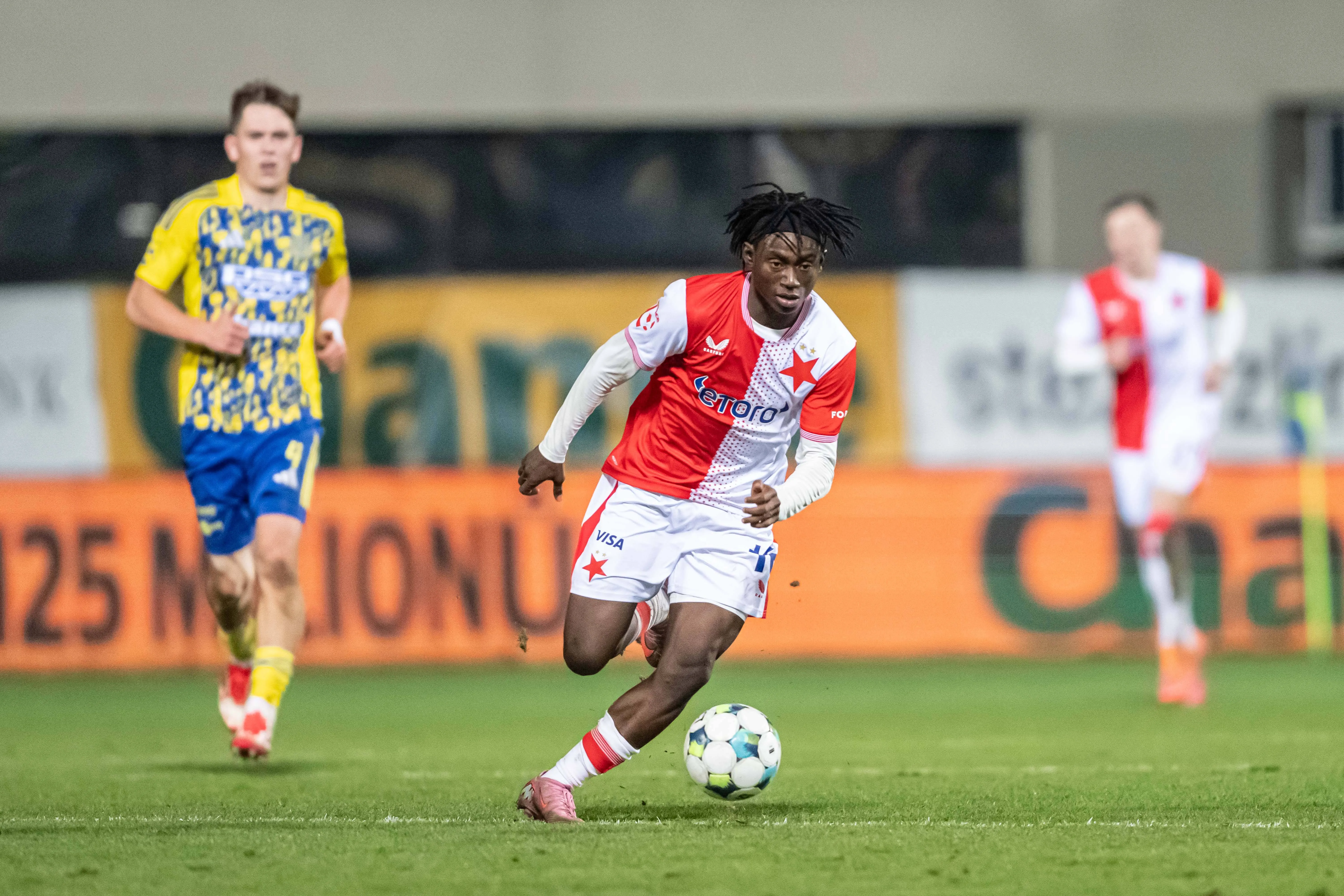 Nigeria and Slavia Prague midfielder David Moses. 