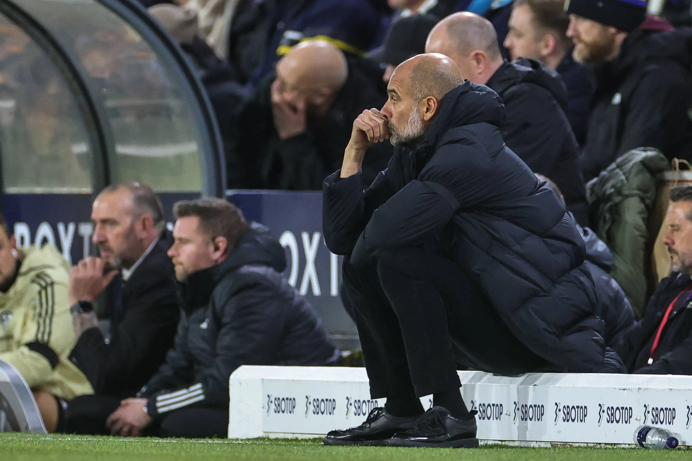 Pep Guardiola Manager of Manchester City.