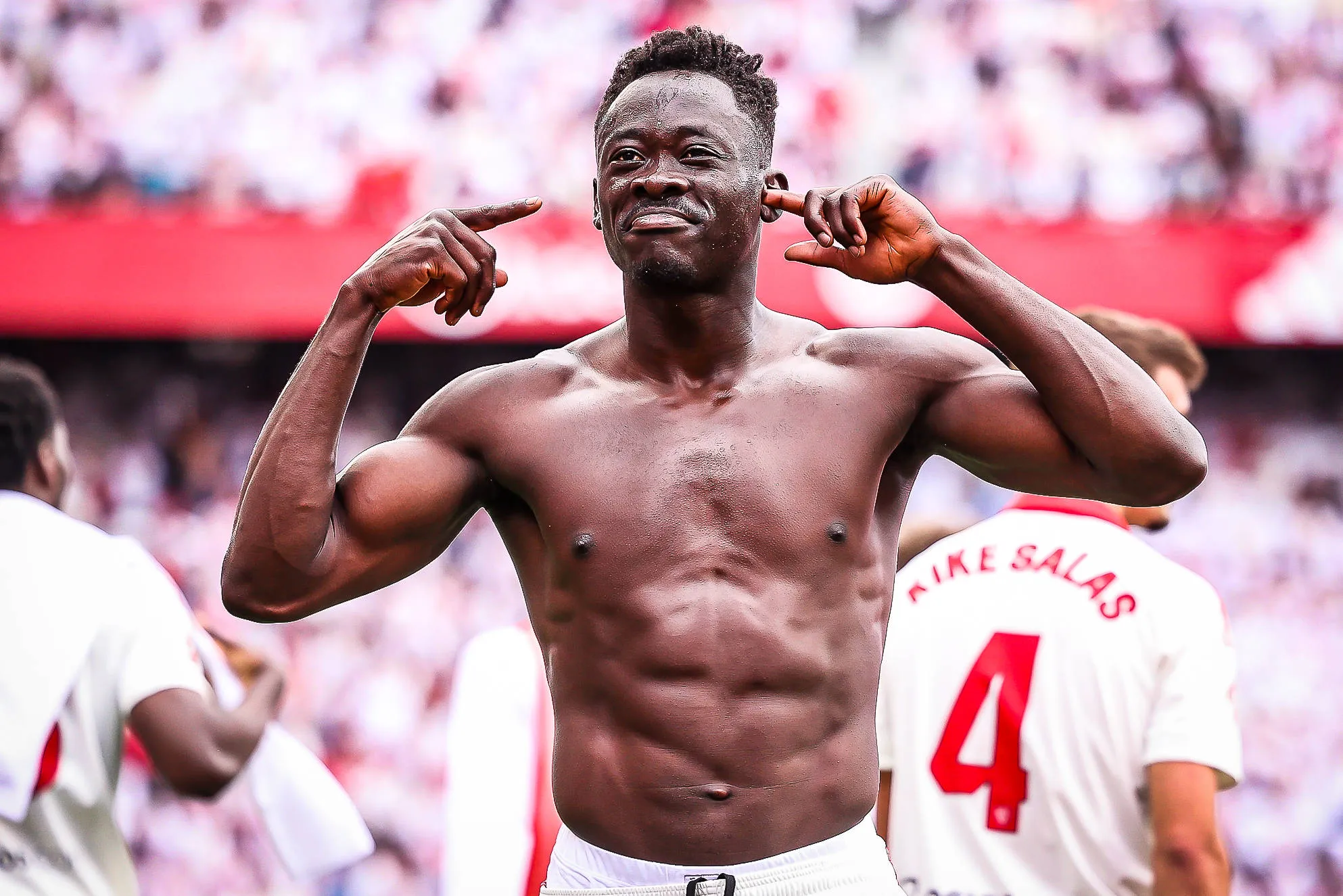Super Eagles and Sevilla forward Akor Adams 
