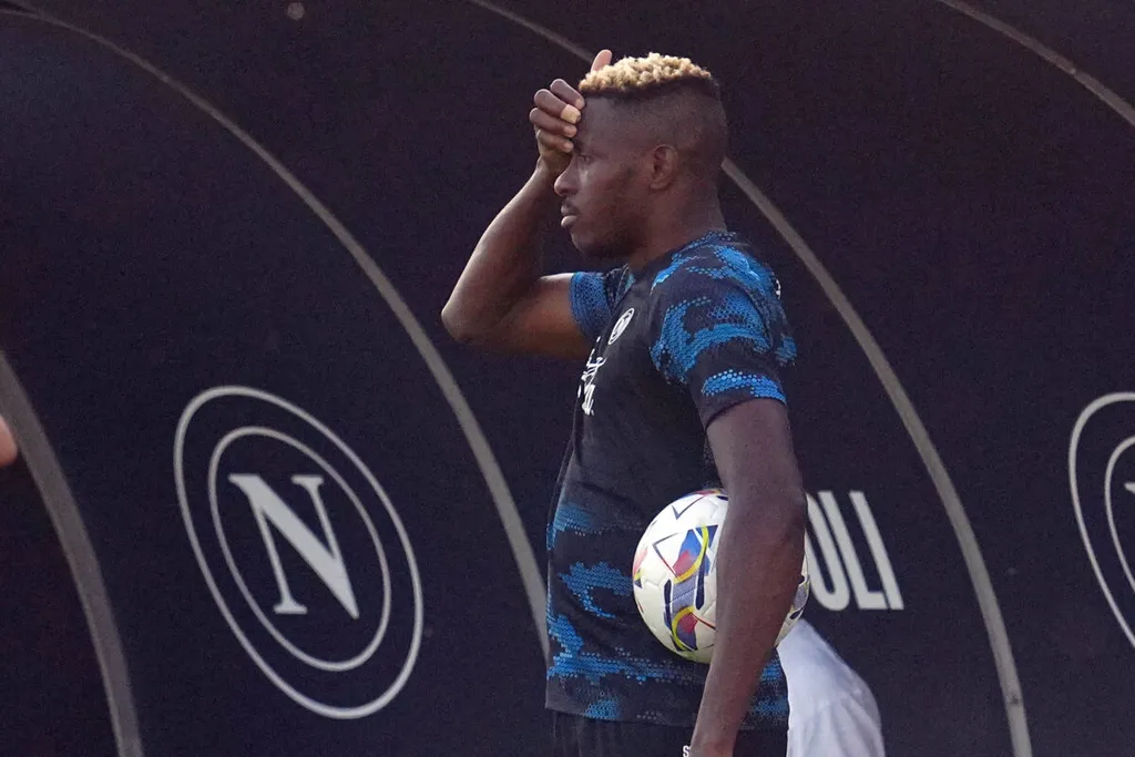 Victor Osimhen transfer frustration boils over as he attacks fan in nightclub