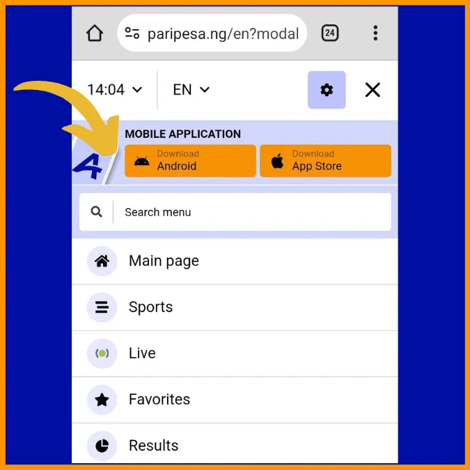 Download PariPesa app for Android