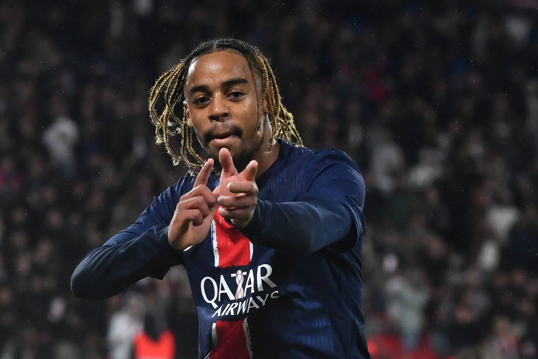 Bradley Barcola of PSG