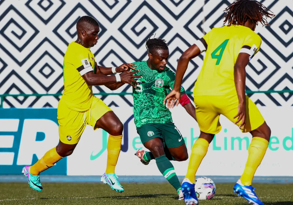 The Brave Warriors forced to a 1-1 draw with the Super Eagles 